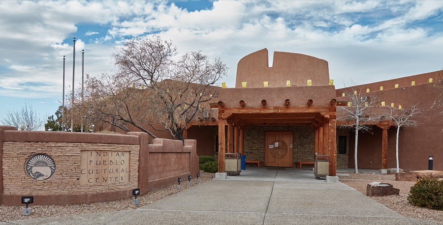 A portion of the Indian Pueblo Cultural Center in Albuquerque, the largest city in the southwest U.S. state of New Mexico