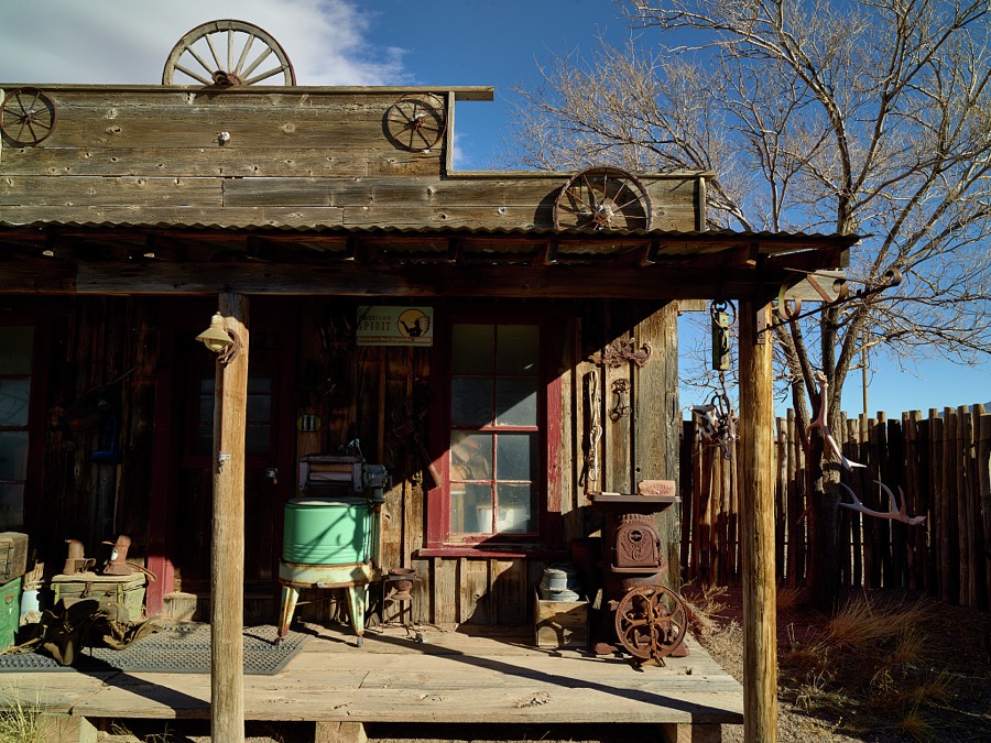 A sampling of an installation that some call "outsider art," in the small south-central New Mexico town of Carrizozo, with a population of 1,000 or so (as of 2021)