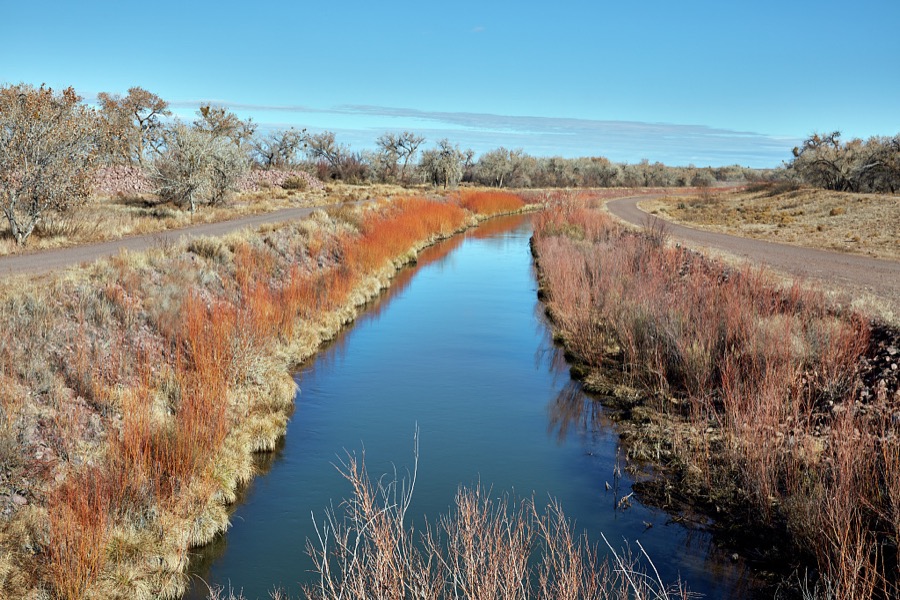 This is the same Rio Grande River that finds its way south from here, in central New Mexico, to eventually form a long portion of the border between the United States and Mexico