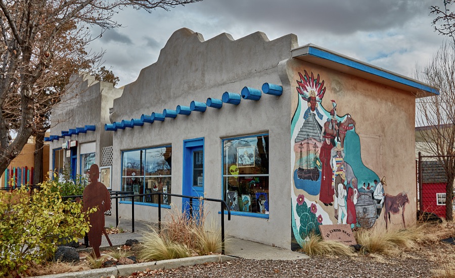 The Belen Art League gallery and gift shop in the central New Mexico town of Belen