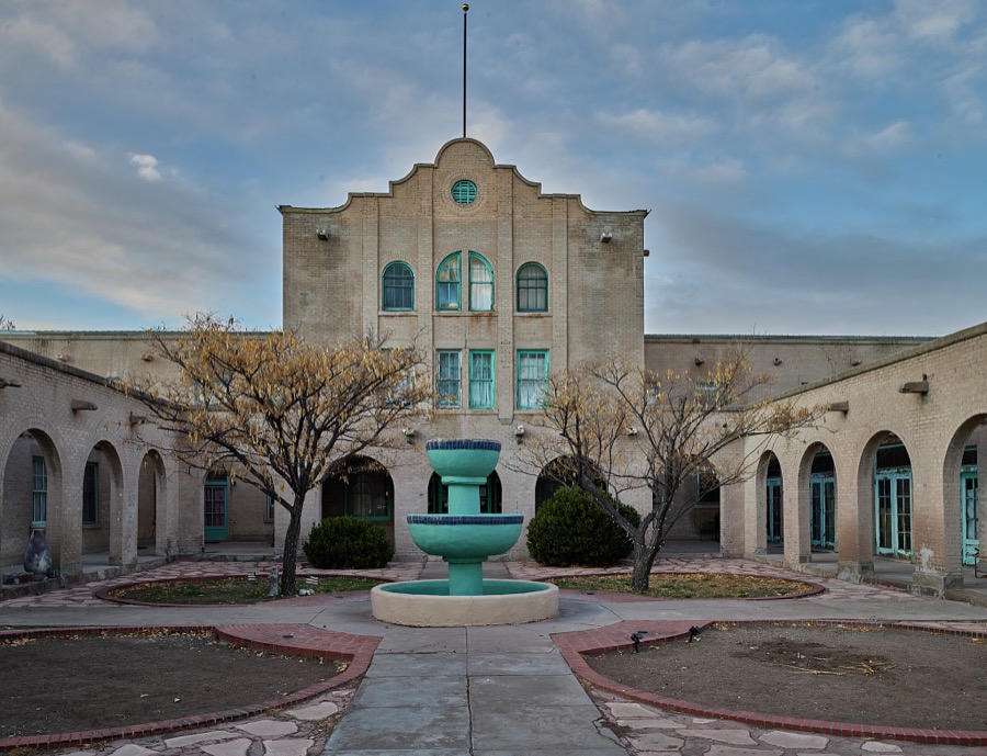 The 1919 Val Verde Hotel in Socorro, a small city in central New Mexico