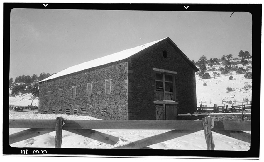 Romero Barn, Romeroville, San Miguel County, NM