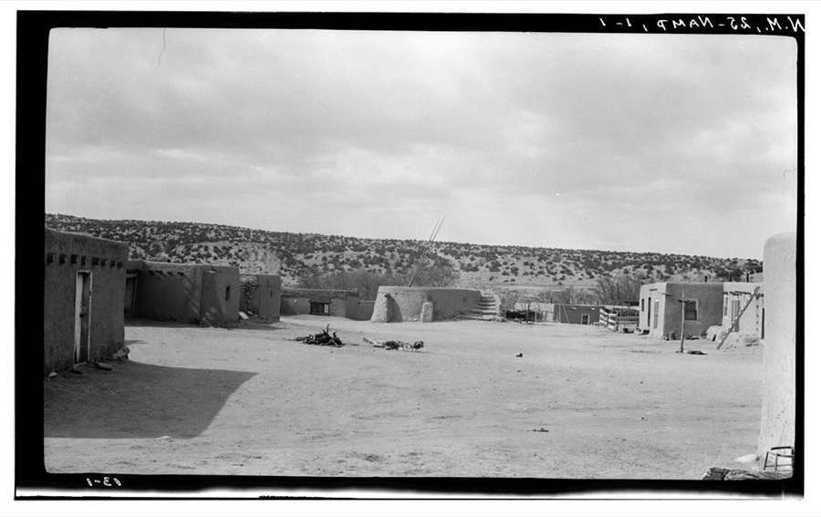 Kiva, Nambe Pueblo, Santa Fe County, NM