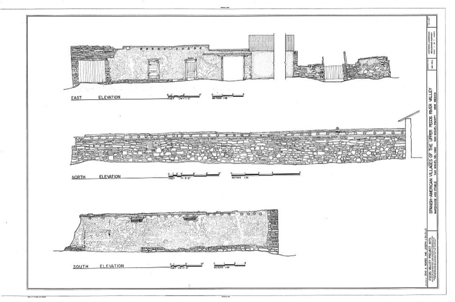San Miguel Del Vado, Warehouse & Stable, Upper Pecos River Valley, San Miguel, San Miguel County, NM