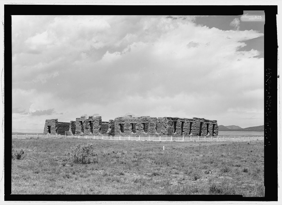 Fort Union, Hospital, State Highway No. 161, Watrous, Mora County, NM