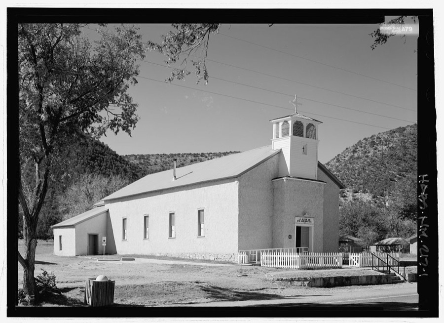 Iglesia de San Juan Bautista, U.S. Highway 380, Lincoln, Lincoln County, NM
