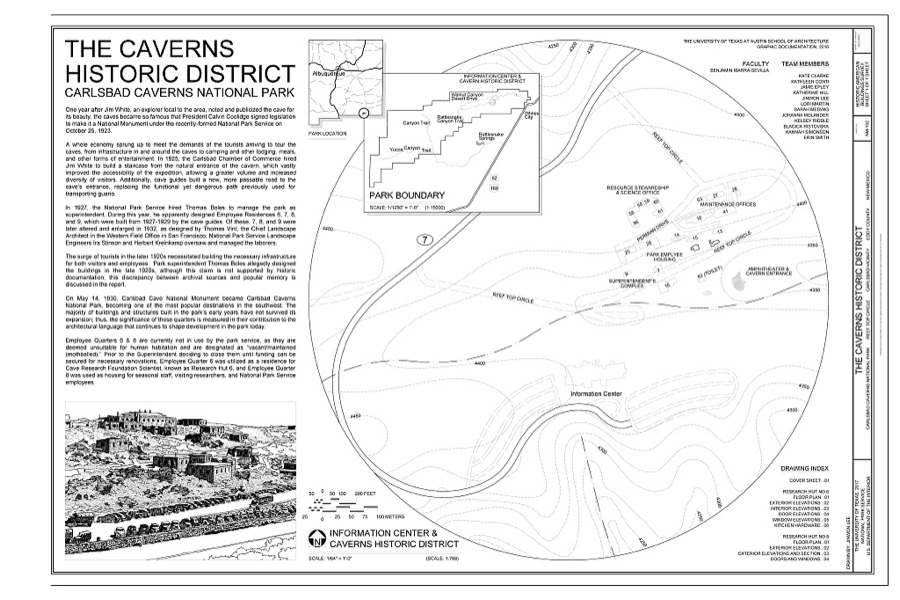 The Caverns Historic District, Reef Top Circle, Carlsbad, Eddy County, NM