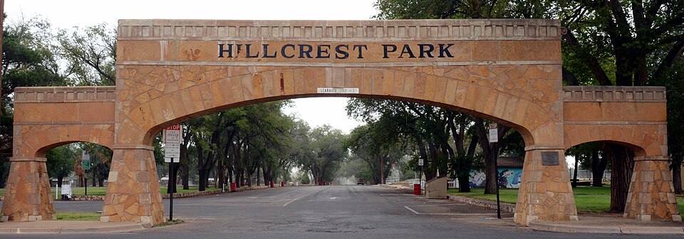Photograph of Hillcrest Park Archway