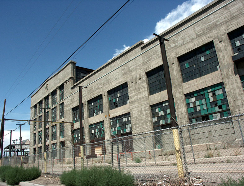 Photograph of Santa Fe Railway Shops