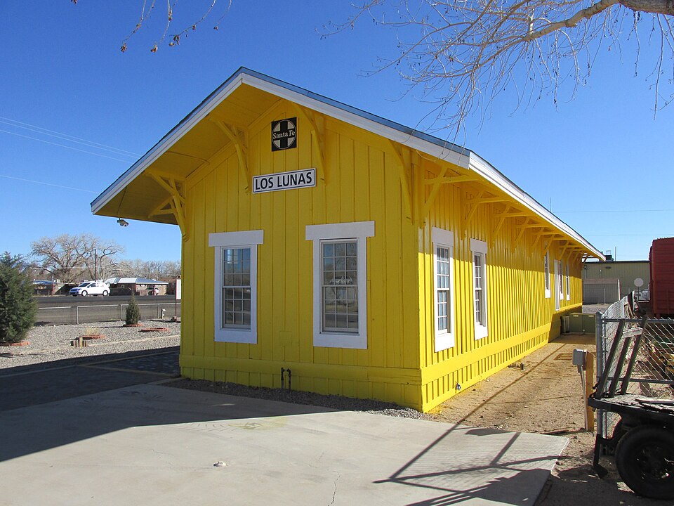 Photograph of Atchison, Topeka, and Santa Fe Railroad Depot