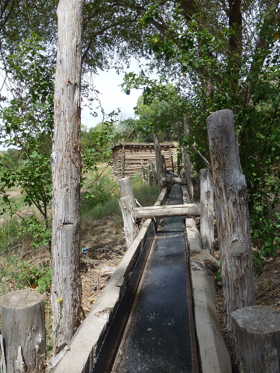 Photograph of Acequia System of El Rancho de las Golondrinas
