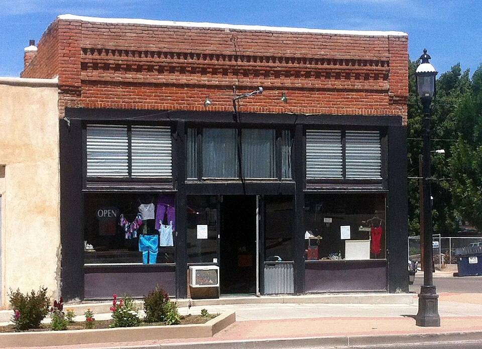 Photograph of Aztec Motor Company Building