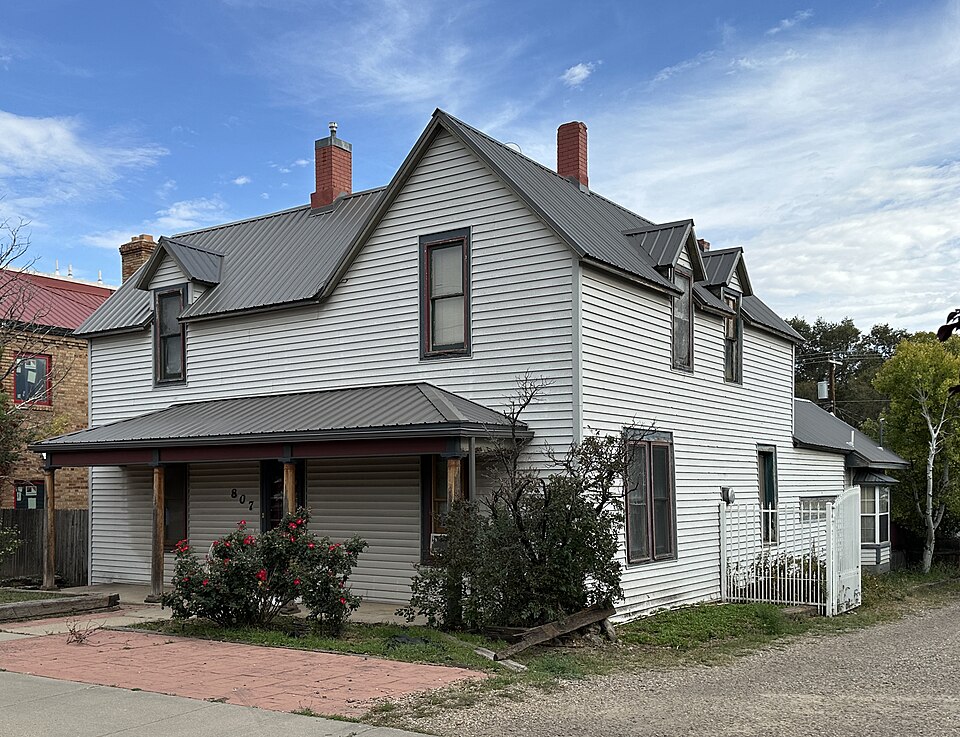 Photograph of E. N. Charles and Lewis Arthur House