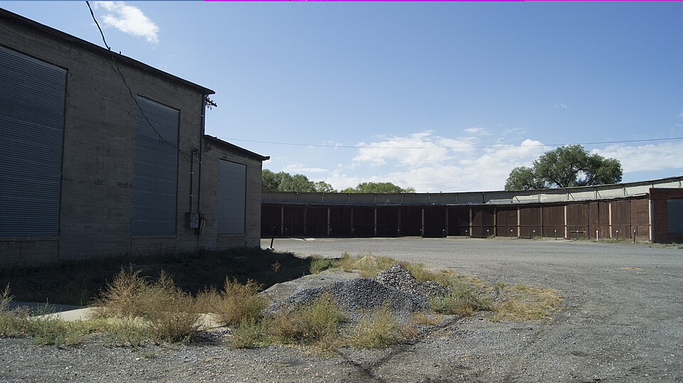 Photograph of AT & SF Roundhouse