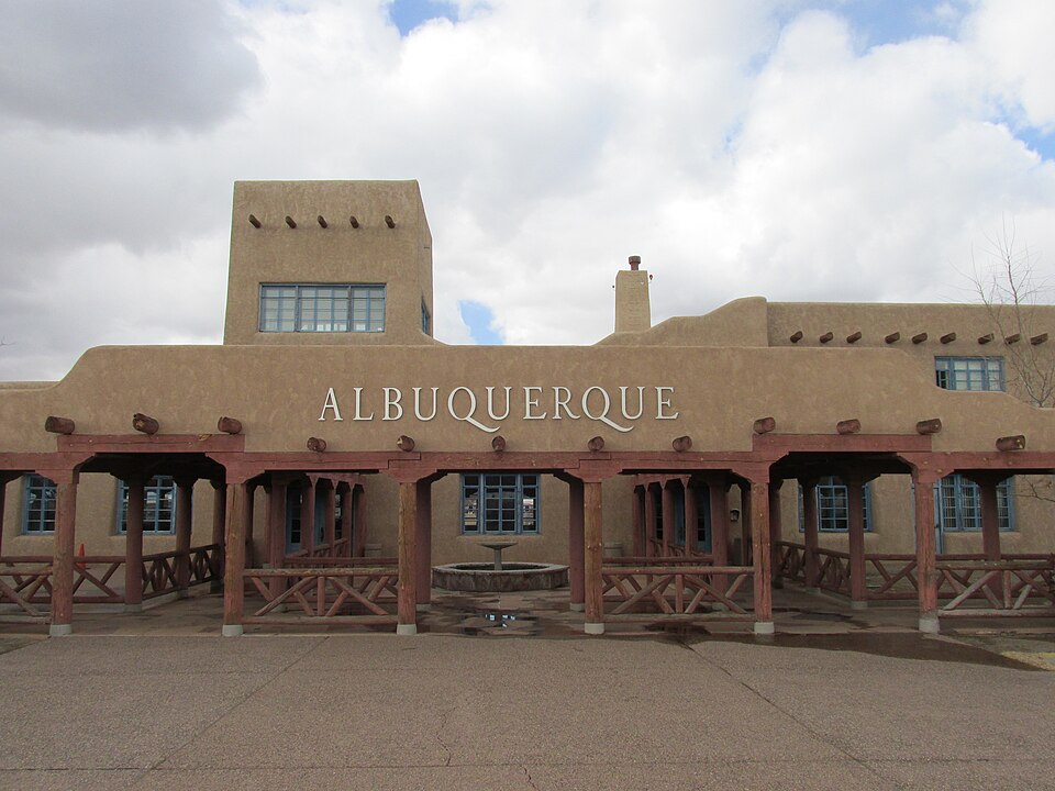 Photograph of Old Albuquerque Municipal Airport Building
