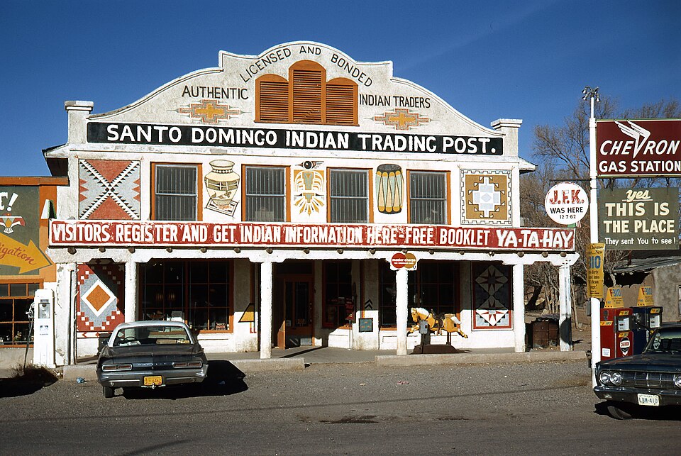 Photograph of Santo Domingo Indian Trading Post