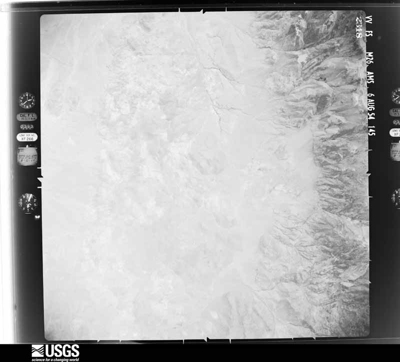 U.S. Geological Survey aerial photograph, 1954-08-06, scale 1:63000