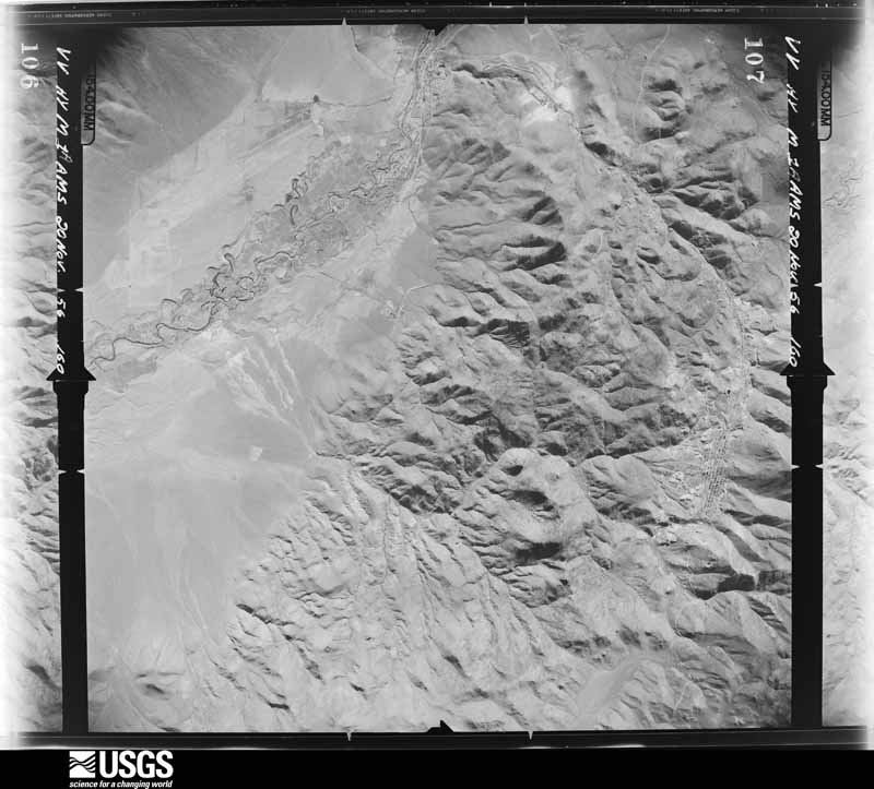 U.S. Geological Survey aerial photograph, 1956-11-20, scale 1:62000