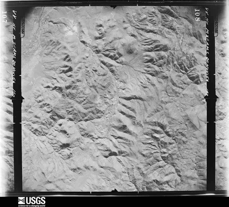 U.S. Geological Survey aerial photograph, 1956-11-20, scale 1:62000