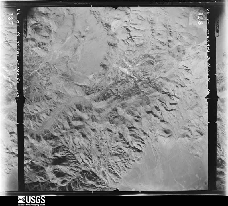 U.S. Geological Survey aerial photograph, 1956-11-20, scale 1:62000