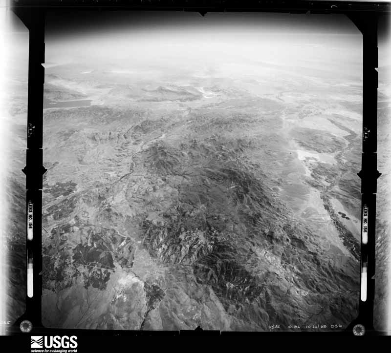 U.S. Geological Survey aerial photograph, 1968-07-01, scale 1:122000