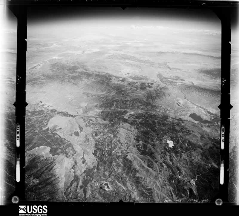 U.S. Geological Survey aerial photograph, 1968-07-01, scale 1:122000