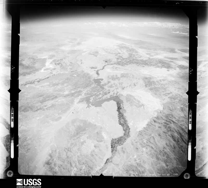 U.S. Geological Survey aerial photograph, 1968-07-01, scale 1:122000