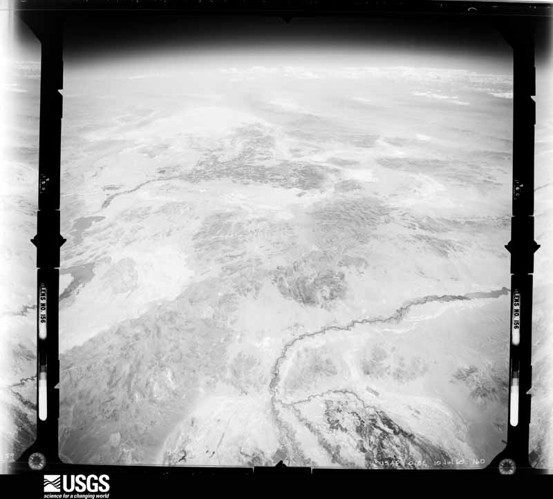 U.S. Geological Survey aerial photograph, 1968-07-01, scale 1:122000