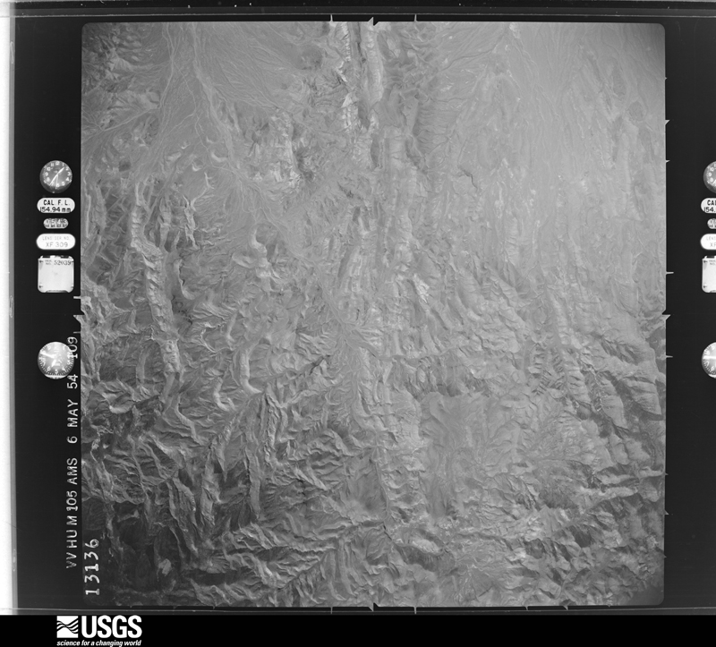 U.S. Geological Survey aerial photograph, 1954-05-06, scale 1:60000
