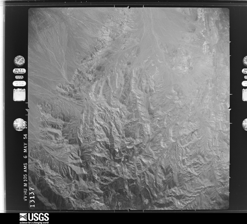 U.S. Geological Survey aerial photograph, 1954-05-06, scale 1:60000