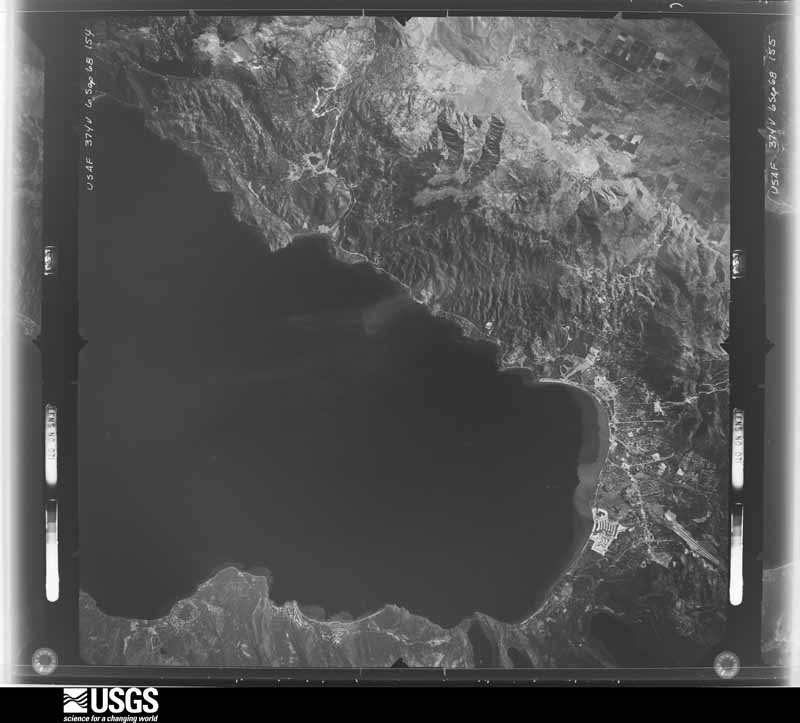U.S. Geological Survey aerial photograph, 1968-06-01, scale 1:142000