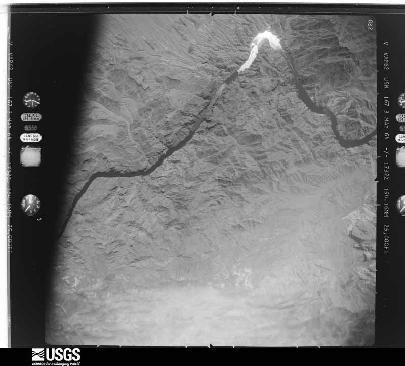U.S. Geological Survey aerial photograph, 1964-05-02, scale 1:50267