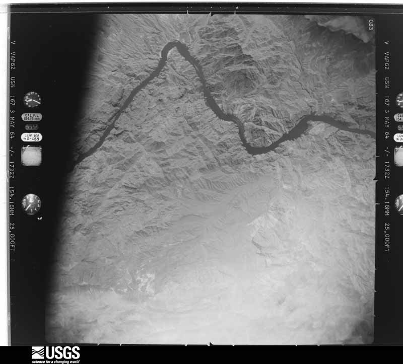 U.S. Geological Survey aerial photograph, 1964-05-02, scale 1:53359
