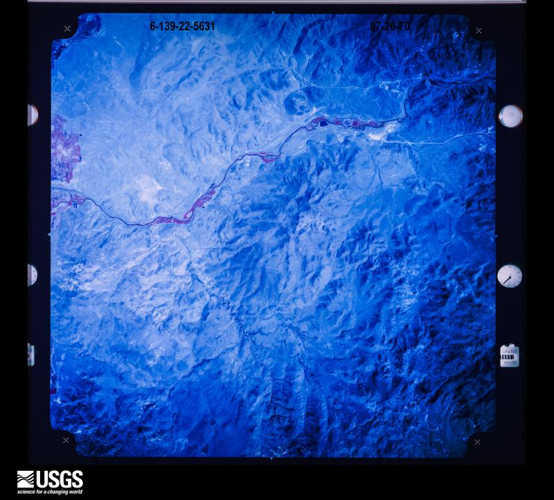 U.S. Geological Survey aerial photograph, 1970-07-26, scale 1:121896