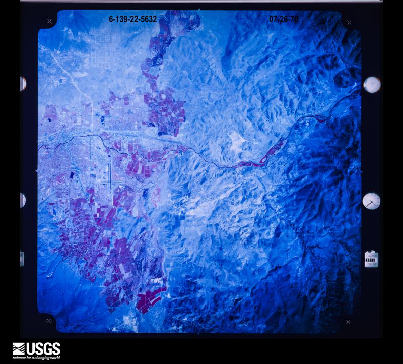 U.S. Geological Survey aerial photograph, 1970-07-26, scale 1:121896