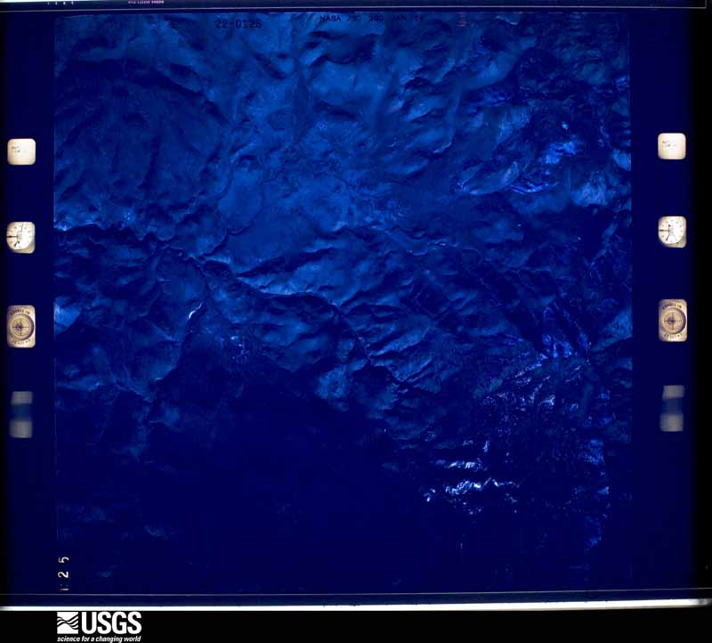 U.S. Geological Survey aerial photograph, 1974-01-29, scale 1:61323