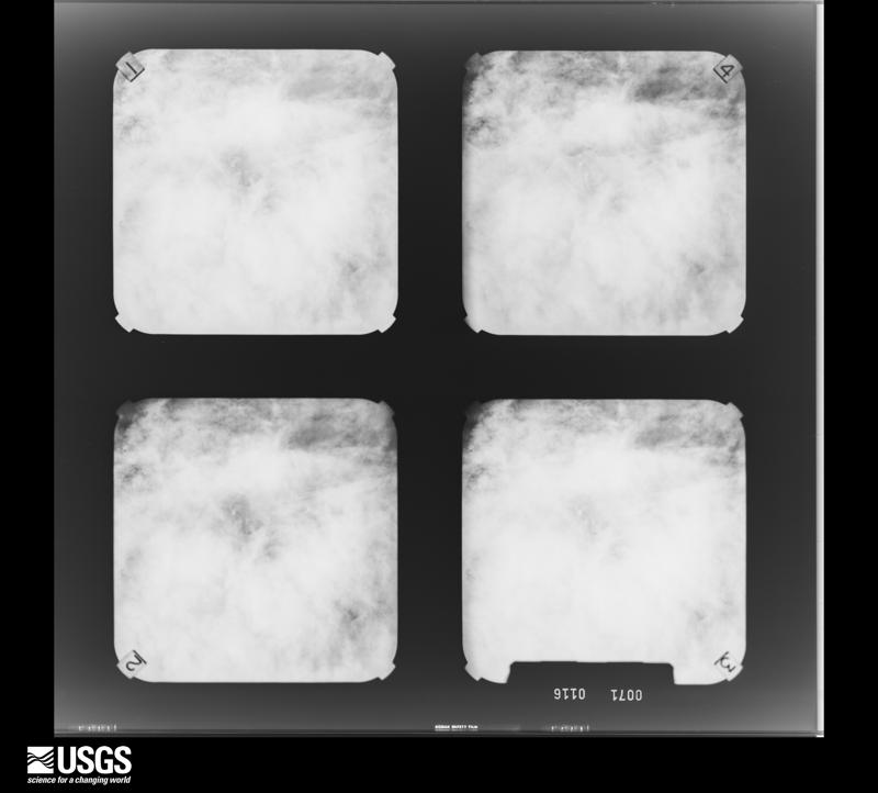 U.S. Geological Survey aerial photograph, 1971-10-22, scale 1:174000