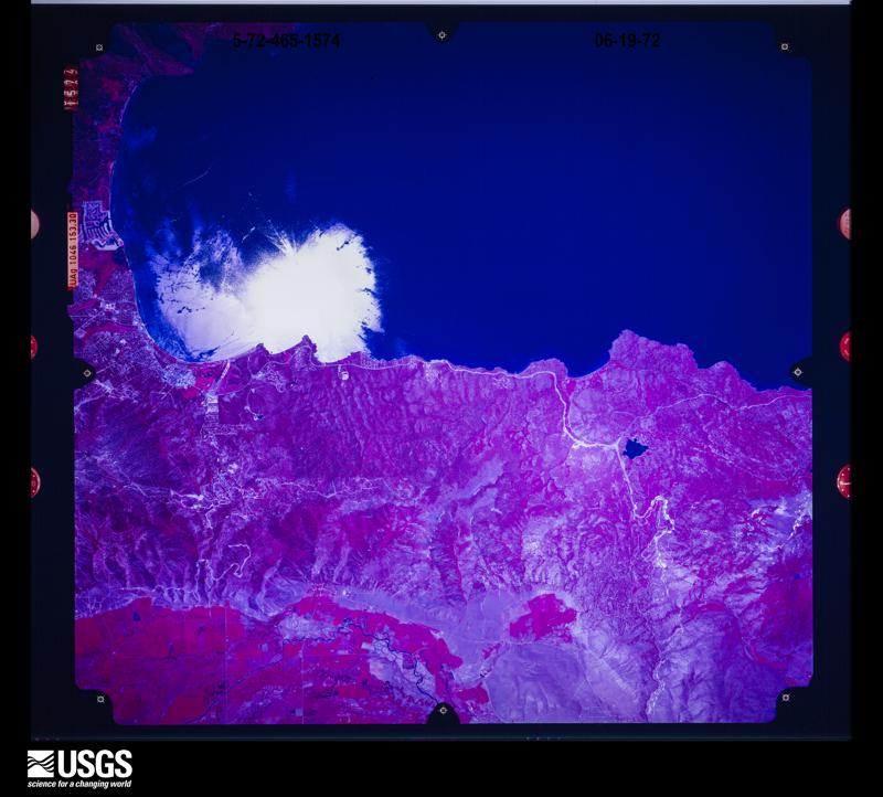 U.S. Geological Survey aerial photograph, 1972-06-19, scale 1:122000