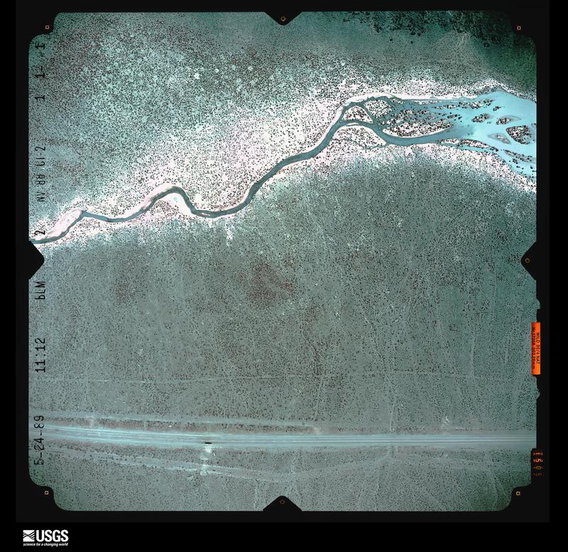 U.S. Geological Survey aerial photograph, 1989-05-24, scale 1:2400