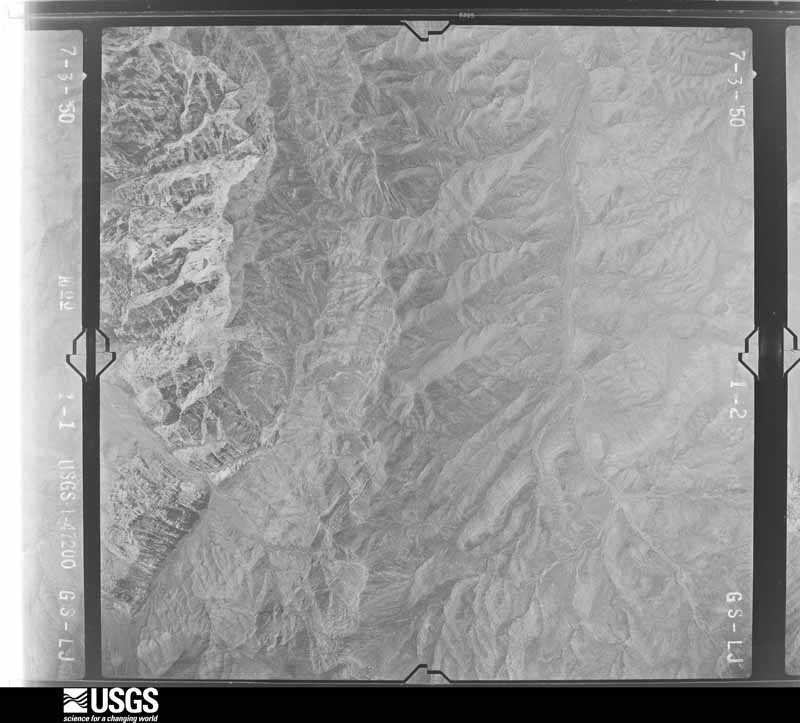 U.S. Geological Survey aerial photograph, 1950-07-26, scale 1:47200