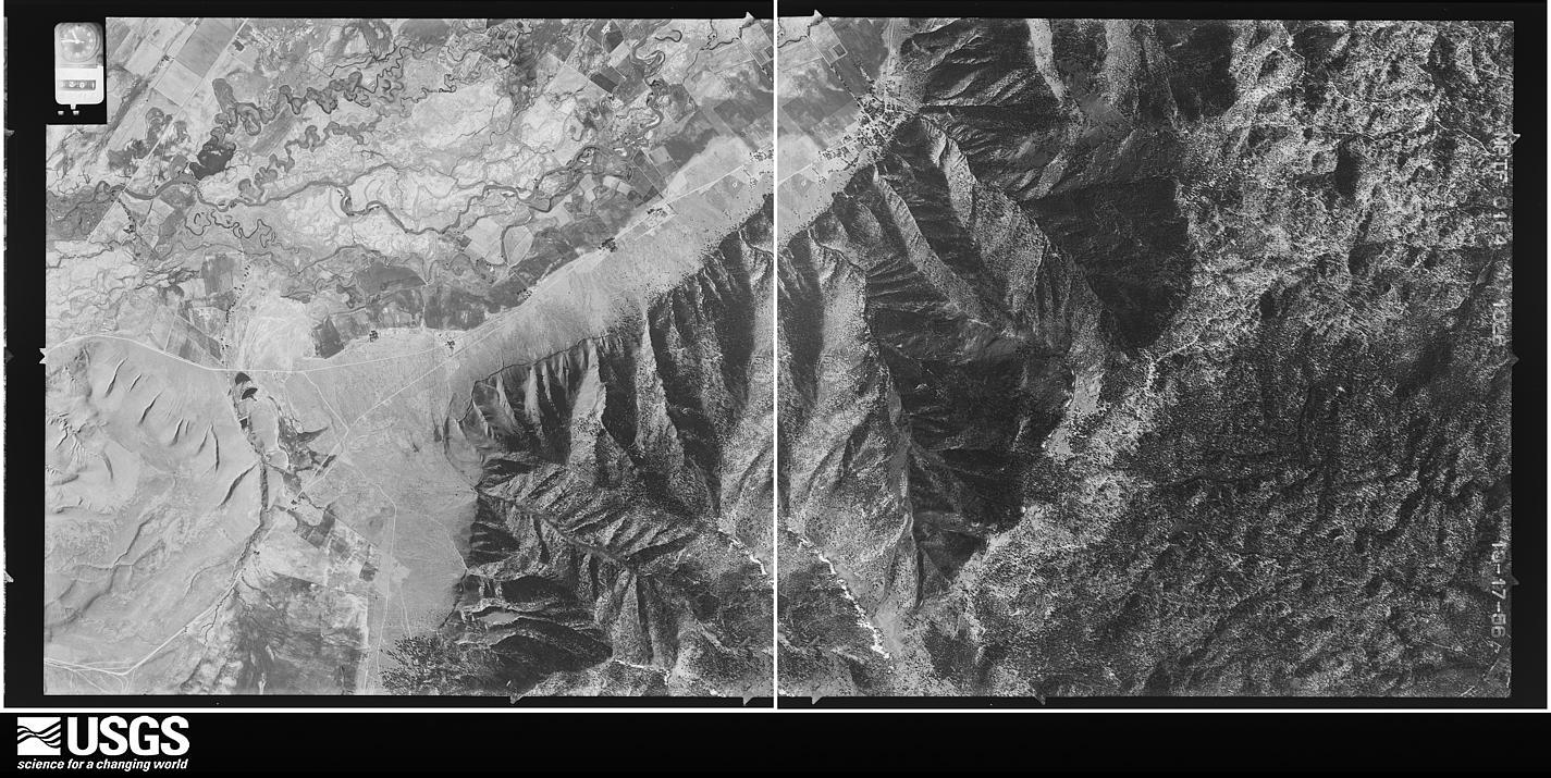 U.S. Geological Survey aerial photograph, 1956-10-17, scale 1:32500