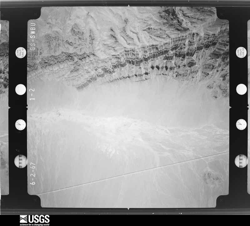 U.S. Geological Survey aerial photograph, 1967-06-09, scale 1:34200