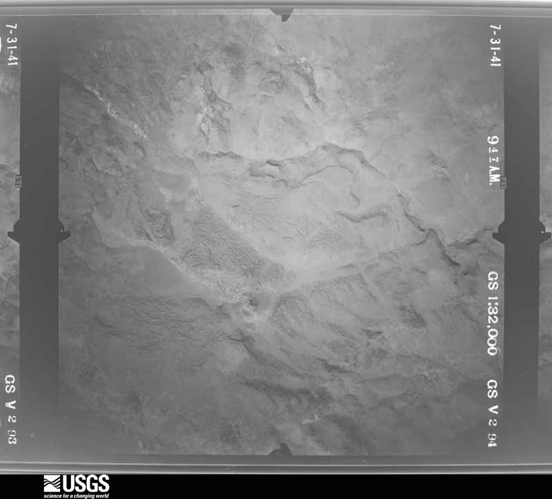 U.S. Geological Survey aerial photograph, 1941-08-01, scale 1:32000