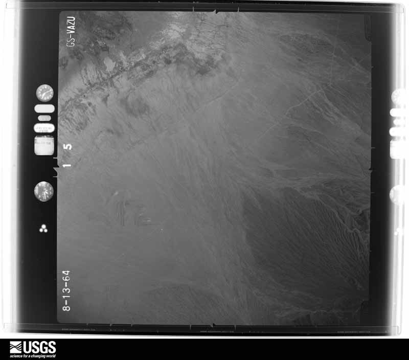 U.S. Geological Survey aerial photograph, 1964-10-11, scale 1:38000