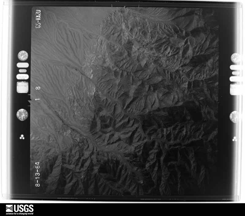 U.S. Geological Survey aerial photograph, 1964-10-11, scale 1:38000
