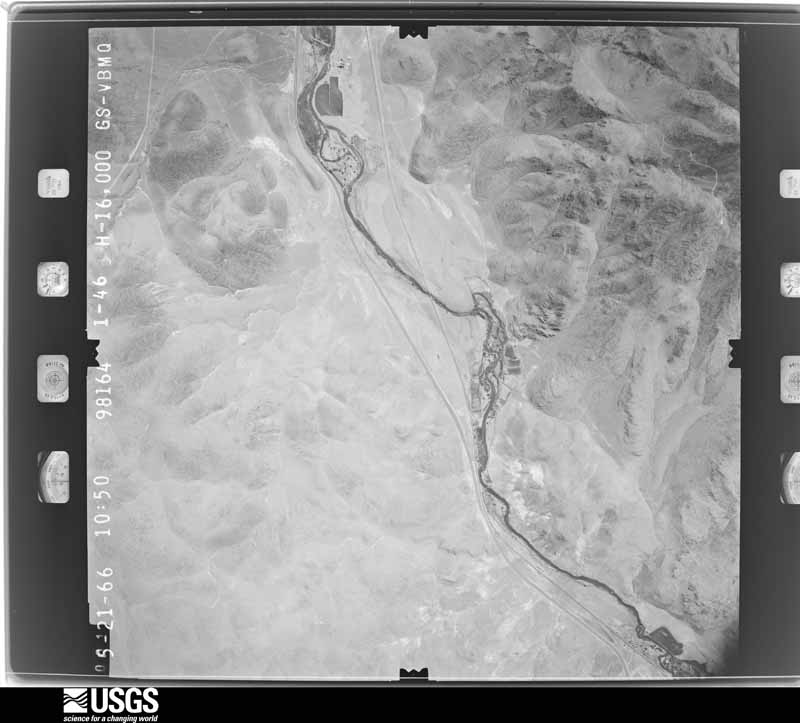 U.S. Geological Survey aerial photograph, 1966-07-07, scale 1:32000