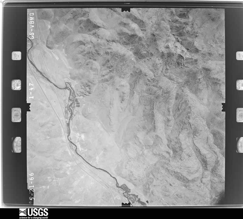 U.S. Geological Survey aerial photograph, 1966-07-07, scale 1:32000