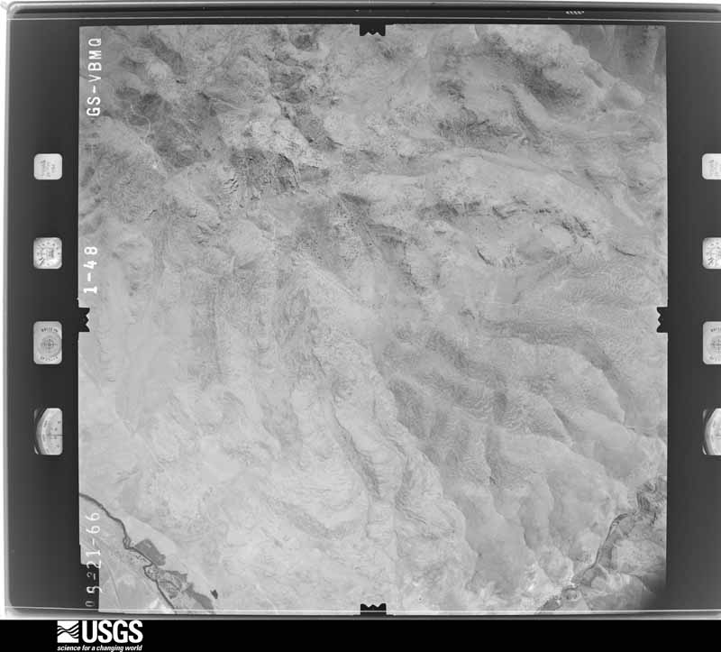 U.S. Geological Survey aerial photograph, 1966-07-07, scale 1:32000