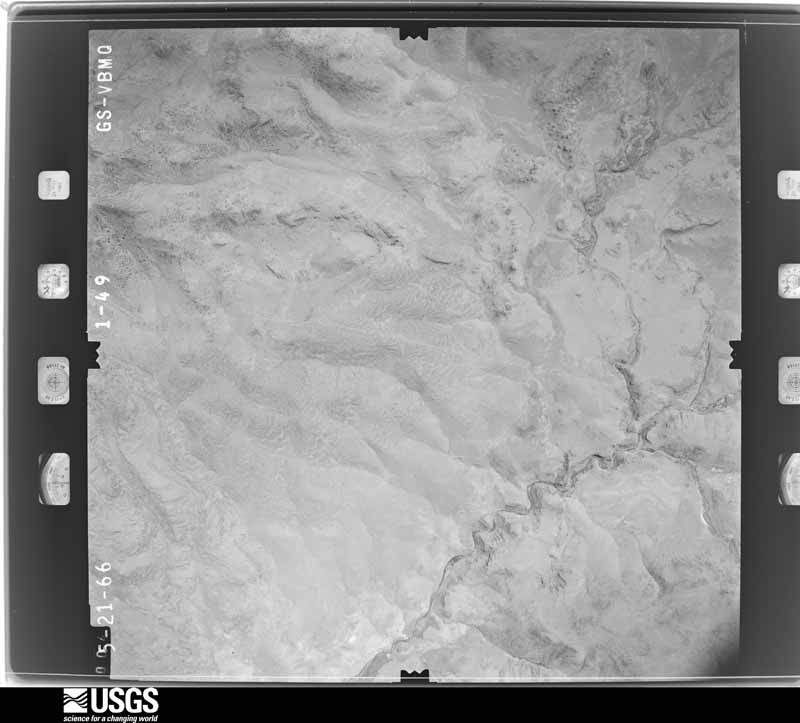 U.S. Geological Survey aerial photograph, 1966-07-07, scale 1:32000