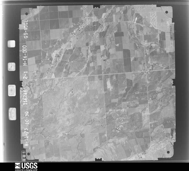 U.S. Geological Survey aerial photograph, 1973-08-01, scale 1:32000